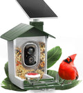 This smart bird feeder features an integrated AI-powered camera designed for wildlife observation and squirrel deterrence.
Key Features
 Deterrence System: Equipped with a built-in light alarm, sound alarm, and two-way talk speaker to scare off squirrels